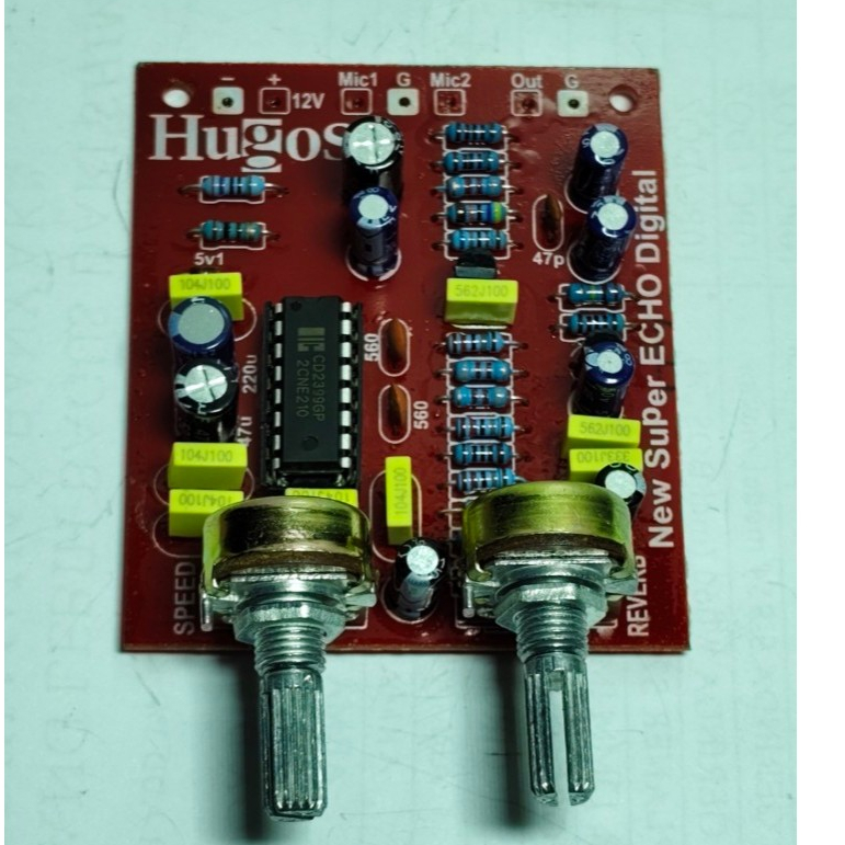 Echo reverb 2 potensio DeHugos Echo Hugos
