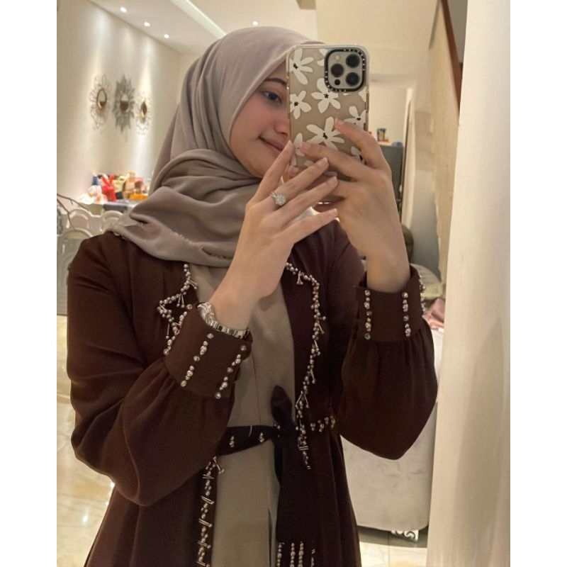 ayana dress by javina original/oneset ayana/gamis pesta/gamis putih/javina kaleela