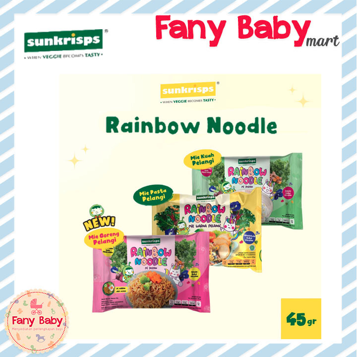 

SUNKRISPS RAINBOW NOODLE 45GR
