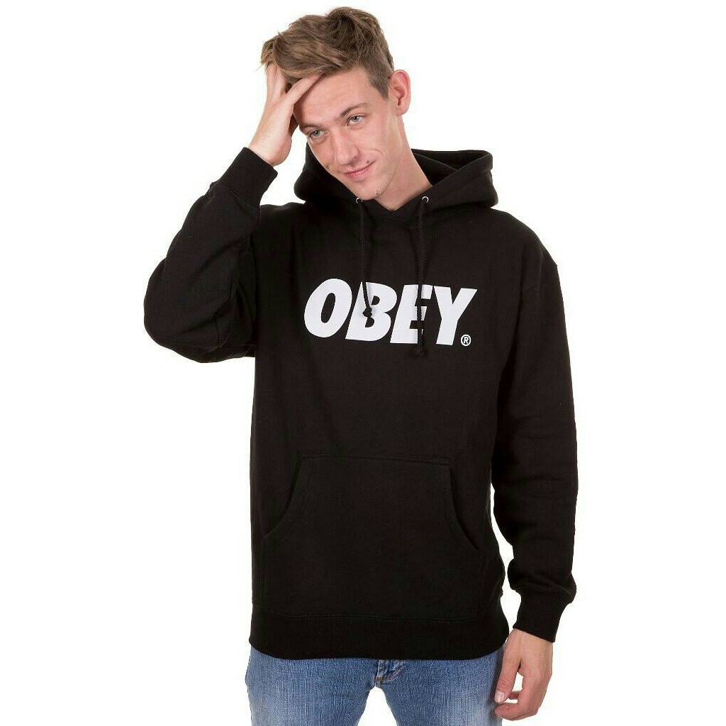 JAKET HOODIE OBEY SWEATER LEMBUT