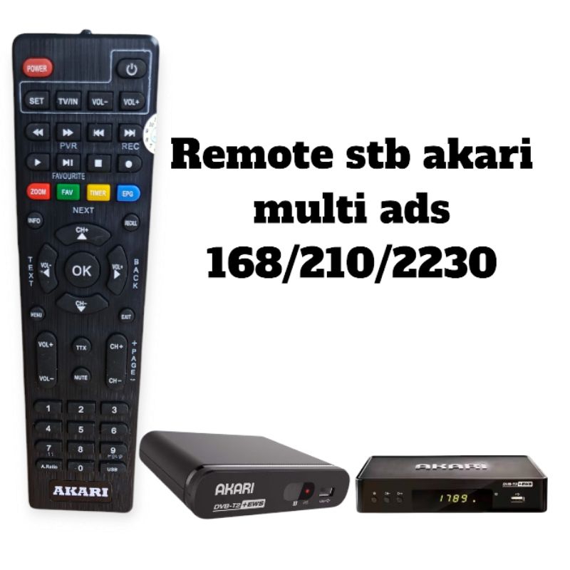 Remote stb akari Ads 2230/168/210 multi