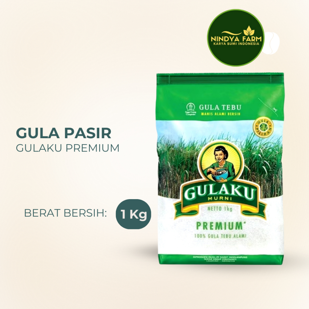 

GULA PASIR KRISTAL GULAKU HIJAU 1 KG