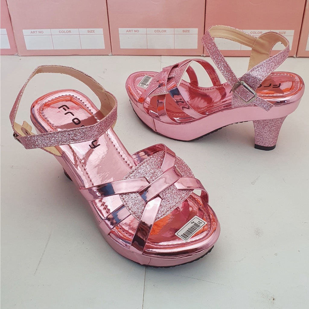 Sepatu Anak Perempuan sepatu hak anak perempuan hak 5cm FROSTY HL-003