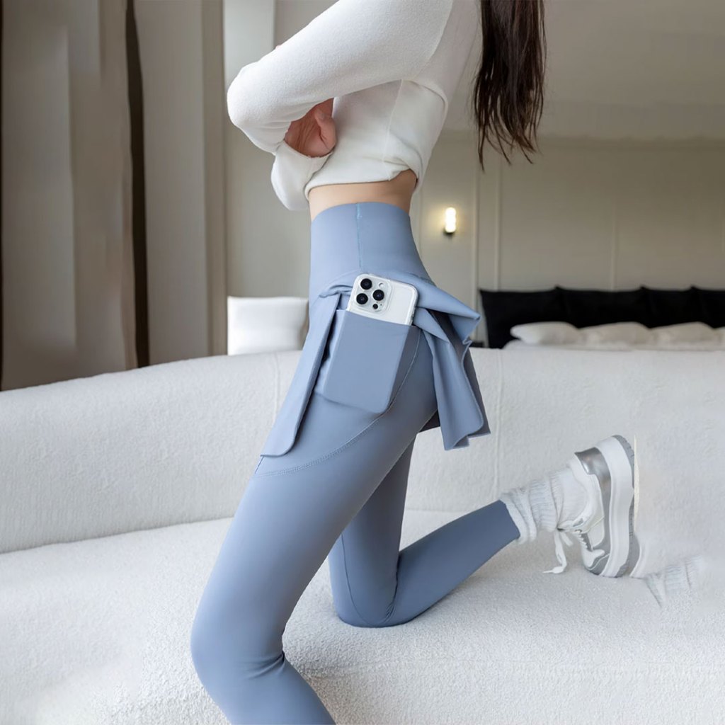 Sportwear Terranova Rok Legging Panjang Legging Muslimah Olahraga Wanita Skirt Lari Gym Senam Zumba 