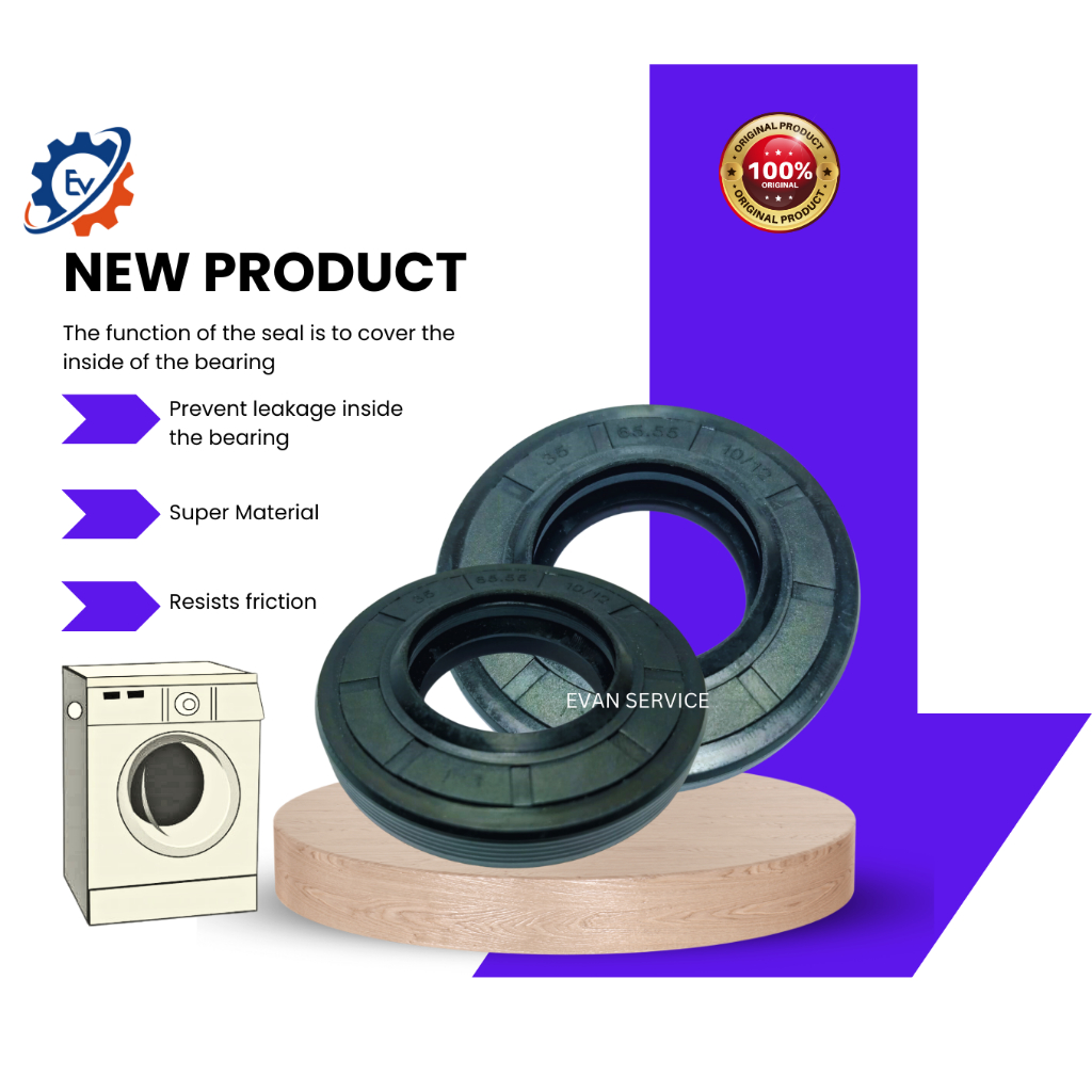 SEAL BEARING 35 x 65 x 55 x 10/12 MESIN CUCI FRONT LOADING