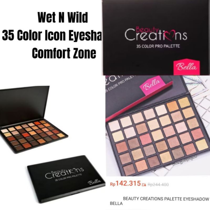 Original Eyeshadow Beauty Creations 35 Color Eyeshadow Palette