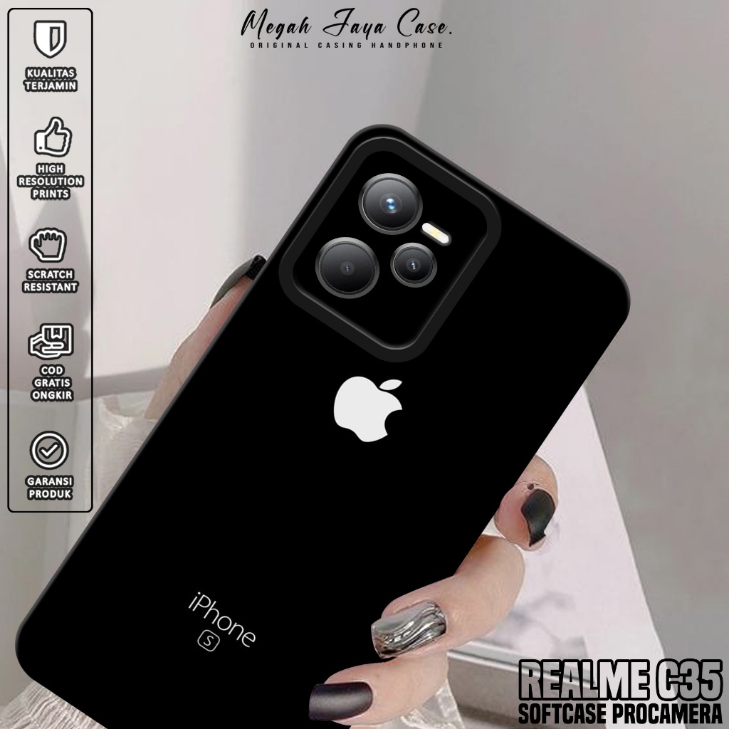 Case Realme C35 - Softcase Hp Realme C35 Motif BRAND - Silikon Hp Realme C35 - Kondom Hp Realme C35 