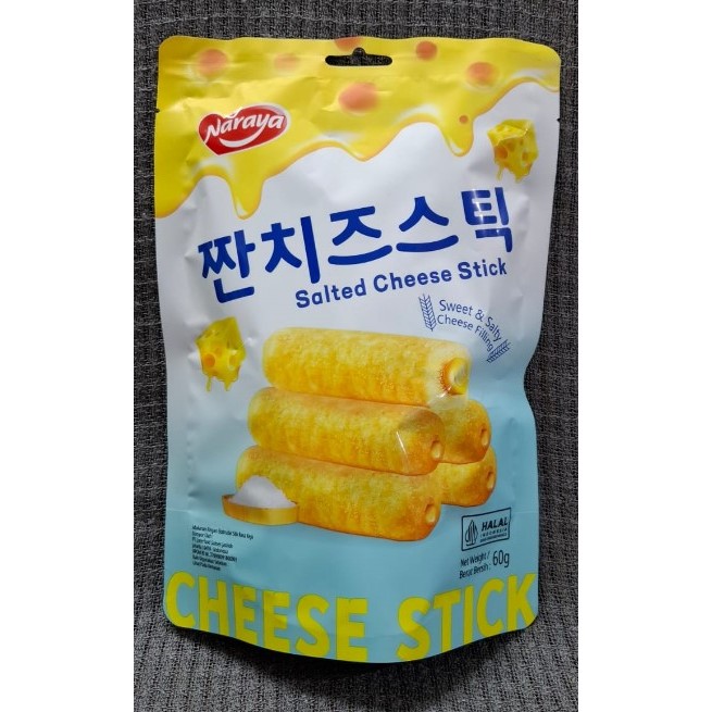 

Naraya Salted Cheese Stik with Cheese Filling Pak 60gram