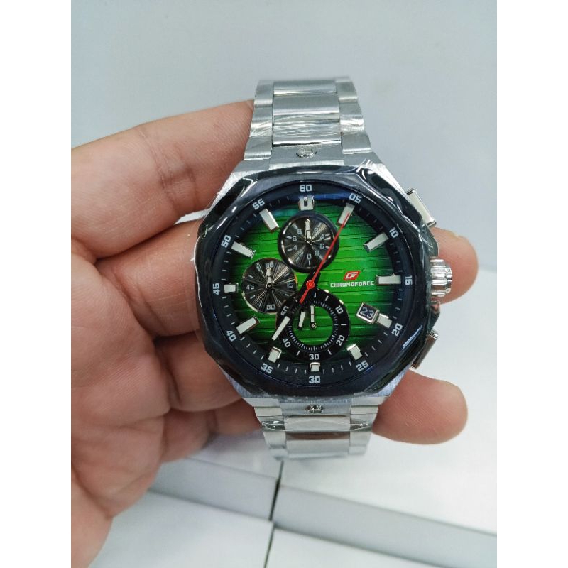 Chronoforce 5353G#Chronoforce 5353G-3SDGRN#Jam tangan pria Chronoforce 5353G-3SDGRN#Man watch Chrono
