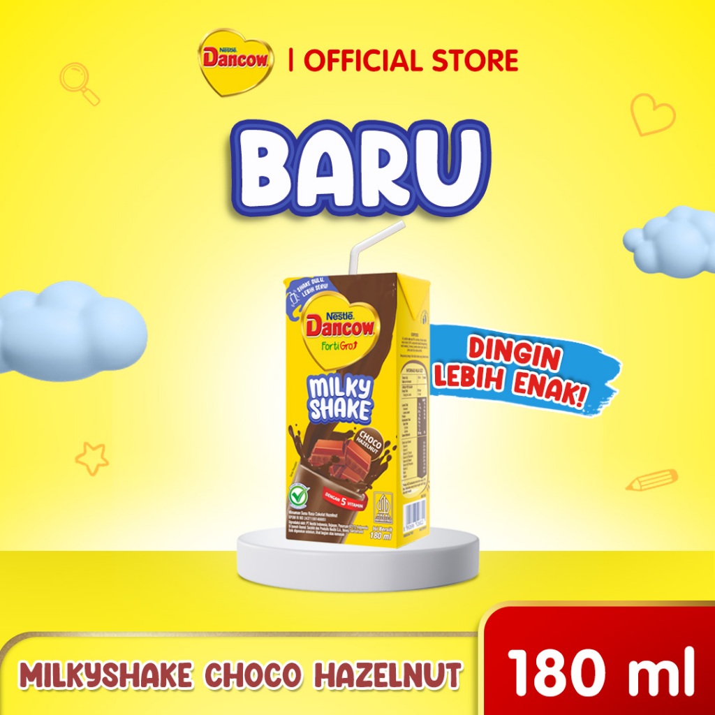 

DANCOW MilkyShake Choco Hazelnut UHT 180ml