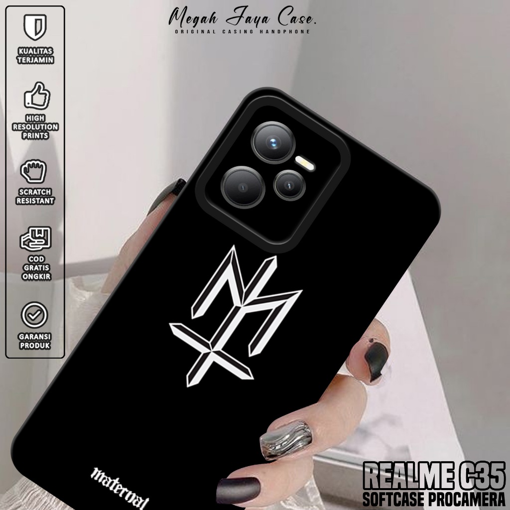 Case Realme C35 - Softcase Hp Realme C35 Motif MTRNL - Silikon Hp Realme C35 - Kondom Hp Realme C35 