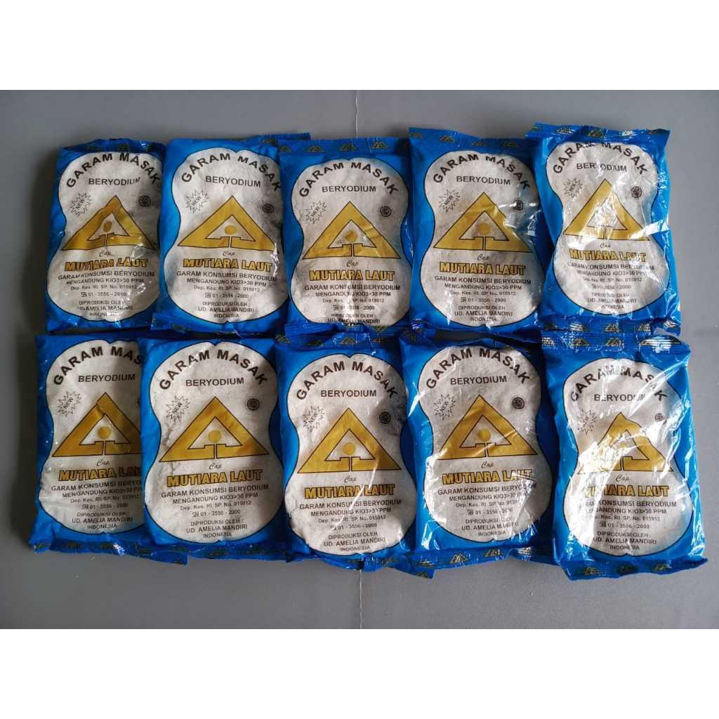

Garam Masak/Garam Dapur/Garam Beryodium 100g x 10 Pcs