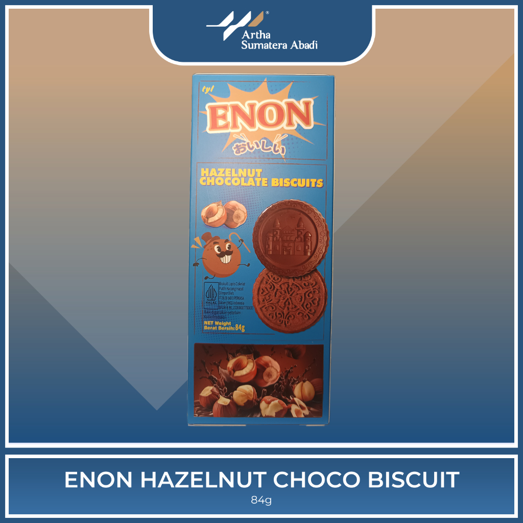 

ENON HAZELNUT CHOCO BISCUIT 84GR