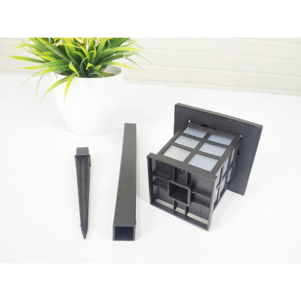 Lampu taman solar tancap 1 LED tenaga surya matahari klasik unik