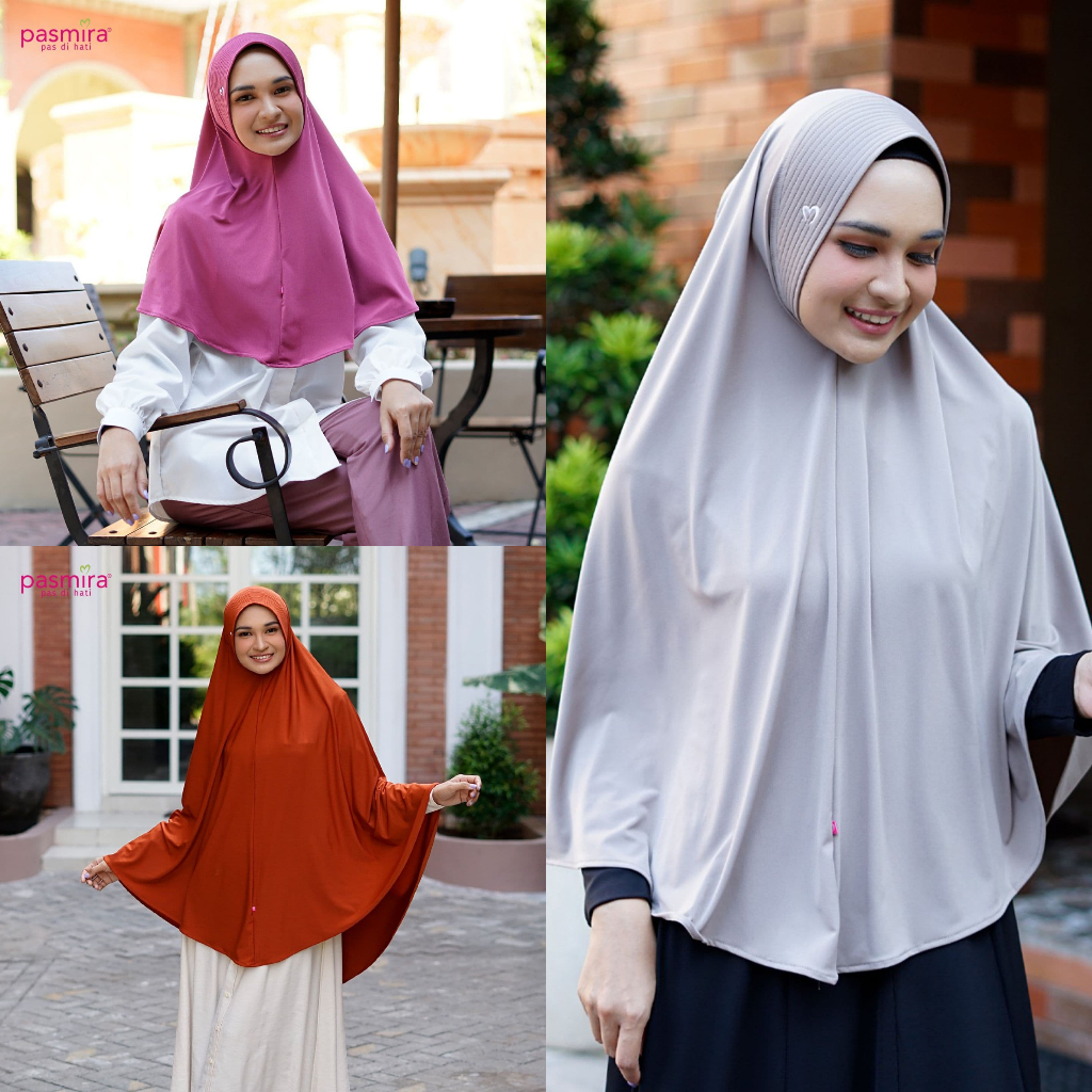 HIJAB ZAURA PASMIRA / HIJAB INSTAN PASMIRA / BERGO ZAURA PASMIRA / BERGO INSTAN