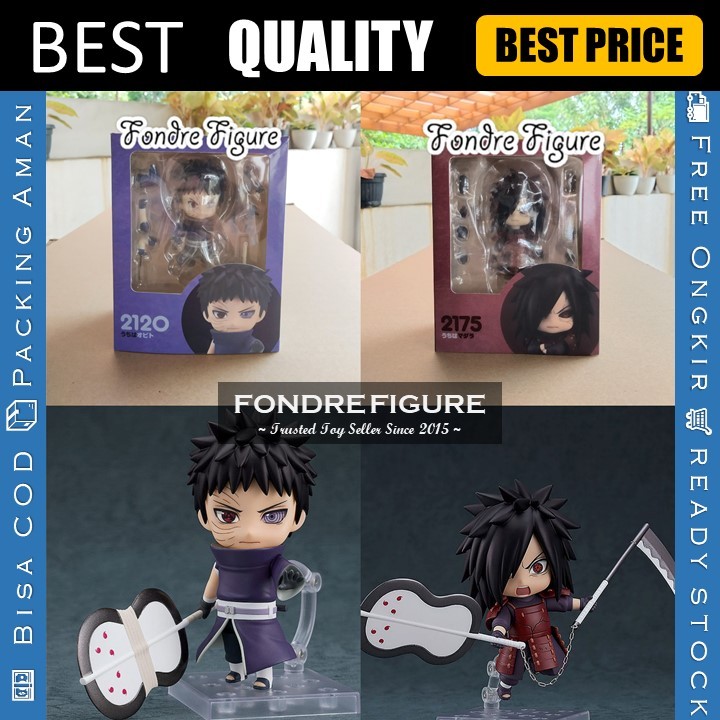 NENDOROID NARUTO SHIPPUDEN SASUKE MADARA OBITO KAKASHI ITACHI MINATO NENDO ACTION FIGURE KWS