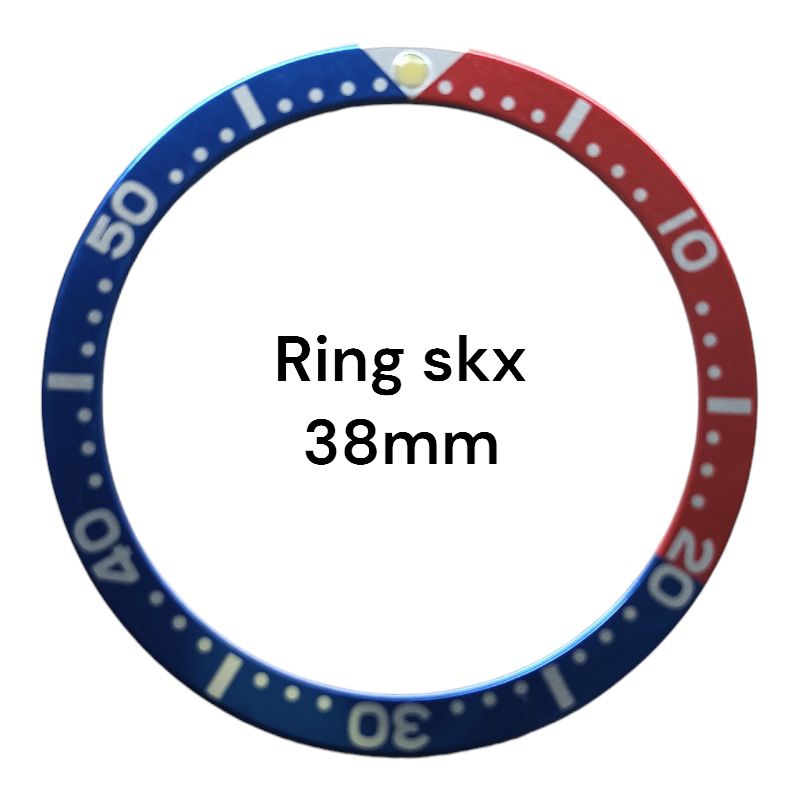 Insert Bezel Ring For Skx Insert Bezel 38 mm Seiko Mod Spare Part Jam Tangan ring abcd pepsi