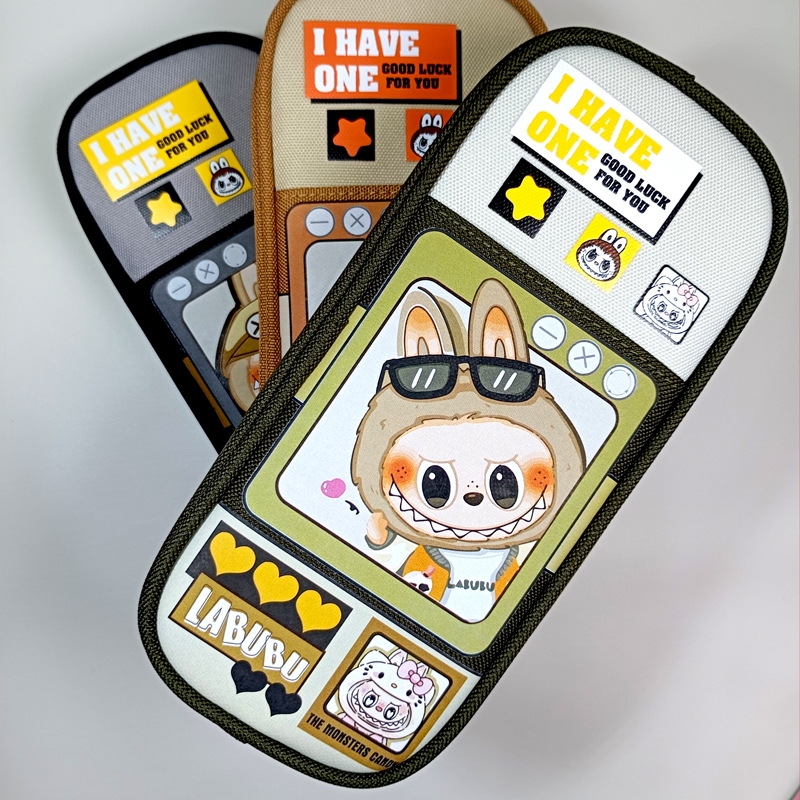 

BB Kotak Pensil Resleting Estetik motif Labubu