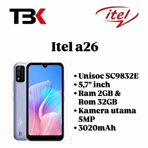 Itel A26 3/32GB Ori Second