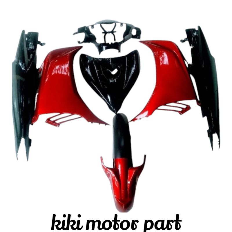full body halus Jupiter mx new 135 hitam merah