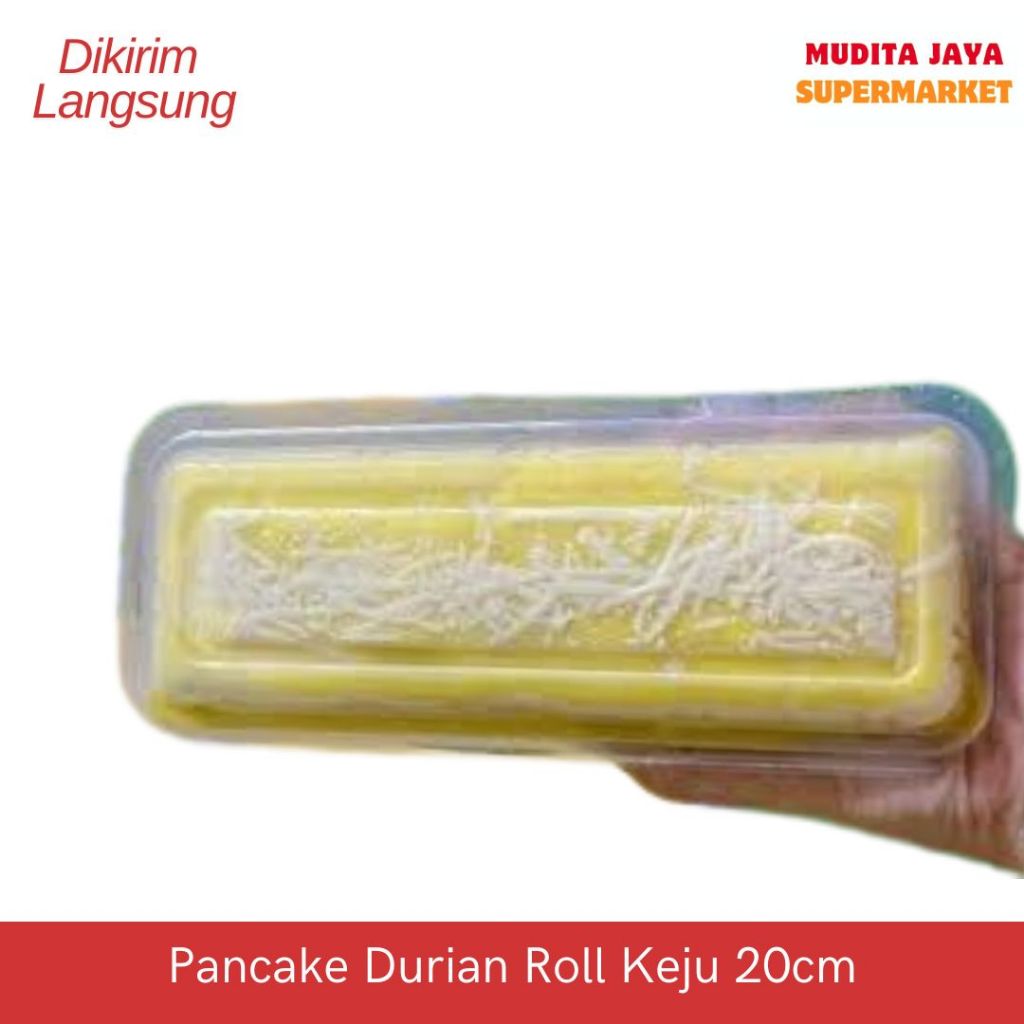 

Pancake Durian Roll Keju 20cm Medan