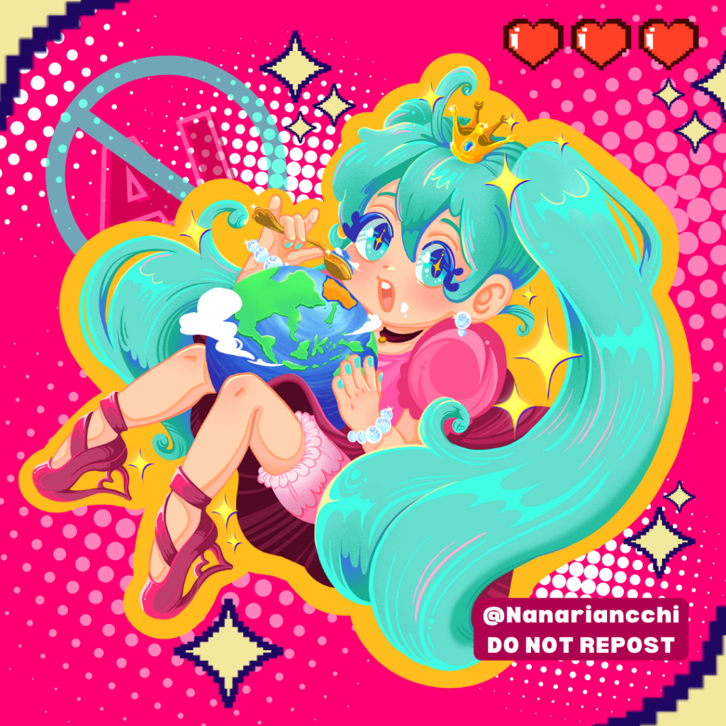Hatsune Miku CF19 Fan Merch Stickers Series