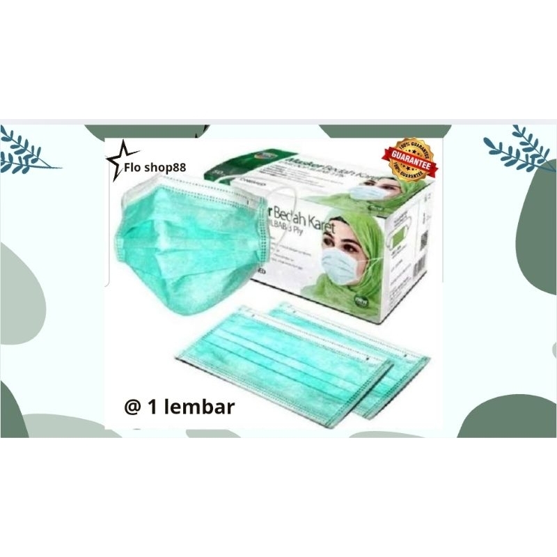 A - MASKER HIJAB ONEMED / MASKER HIJAB ONEMED 50 PCS / MASKER HIJAB ONEMED ISI 50 / MASKER HIJAB ONE
