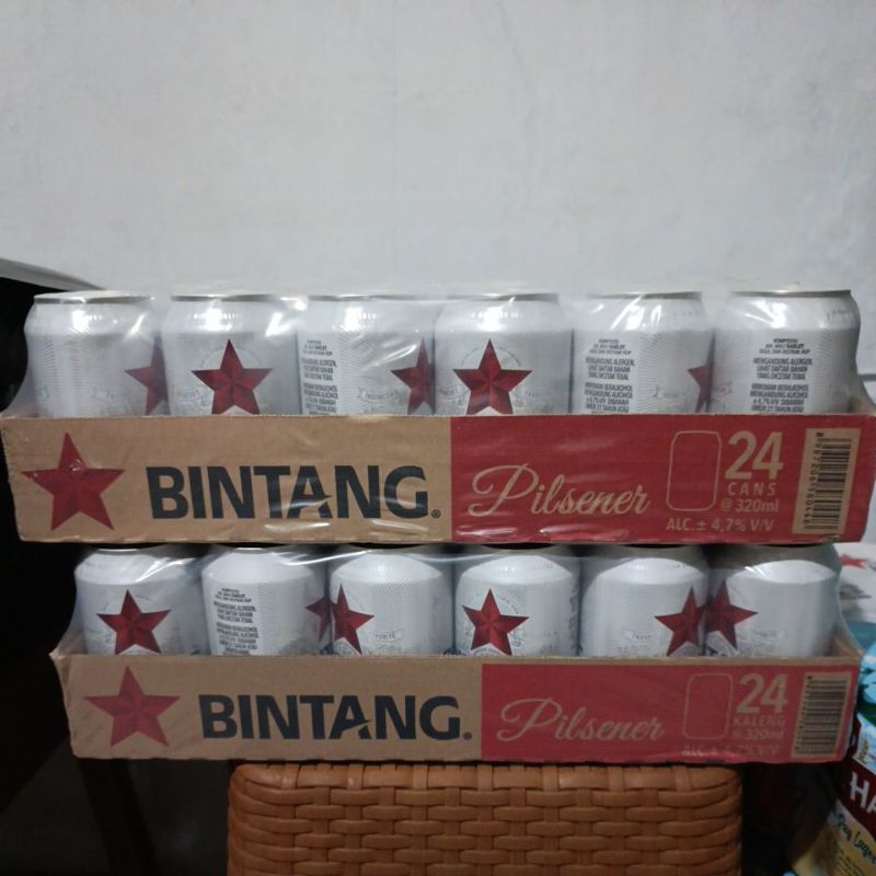 

minuman Bintang star can 320ml x 2 dus (48) via spx instan ojol