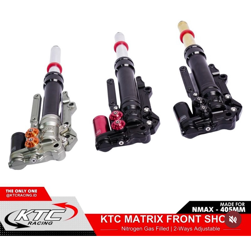 Tabung Shock Depan KTC Matrix Double Klik Nmax Old / Nmax New Original Ktc Racing