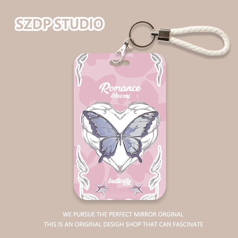 

Kartun Korea Berongga Kupu-kupu Merah Muda Kartu Bus Kartu ID Kartu Bank Penutup Pelindung Lucu Kawaii Penutup Pelindung Gantungan Kunci Terintegrasi