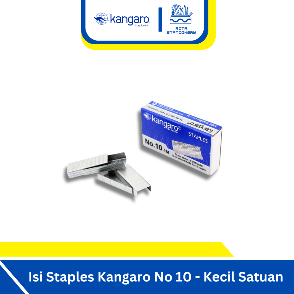 

Kangaro Isi Staples Hekter No10 Standar Kecil - Satuan