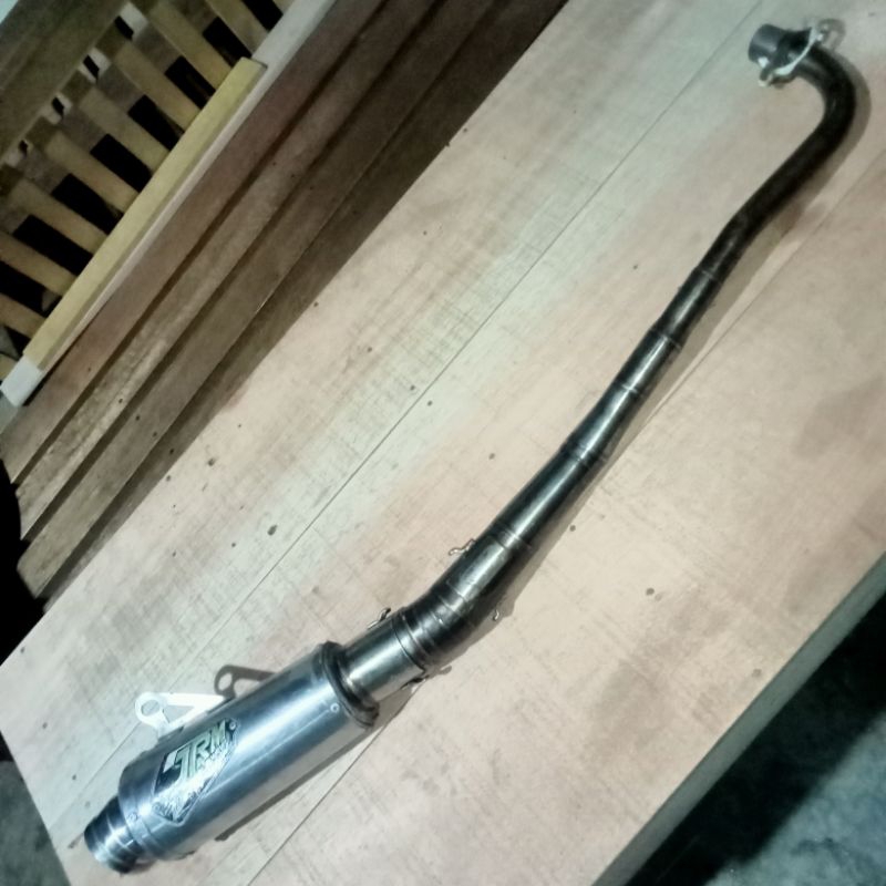 Knalpot JRM ORI Inlet 50 mm STEP STANDAR all bebek