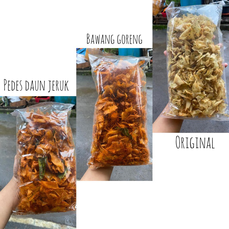 

Keripik Kripset pedas 250gr