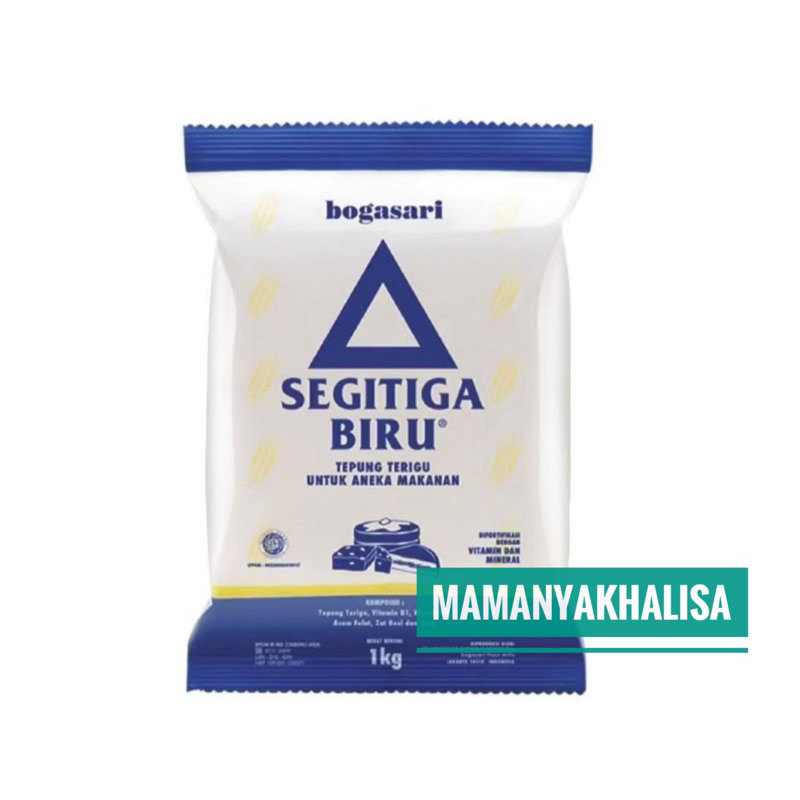 

TEPUNG TERIGU SEGITIGA BIRU 1 KG EKONOMIS