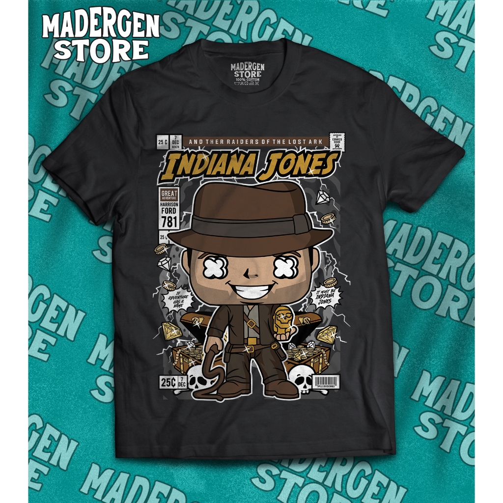 Kaos Tshirt Pop Culture Indiana Jones