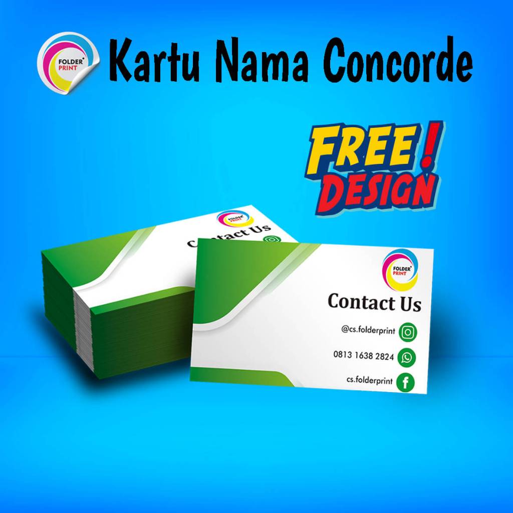 

Kartu Nama Premium Bahan Concorde 220 Gram Free Design