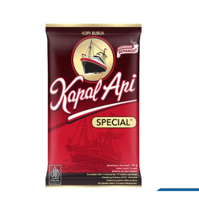 

Kapal api special isi 60 gram