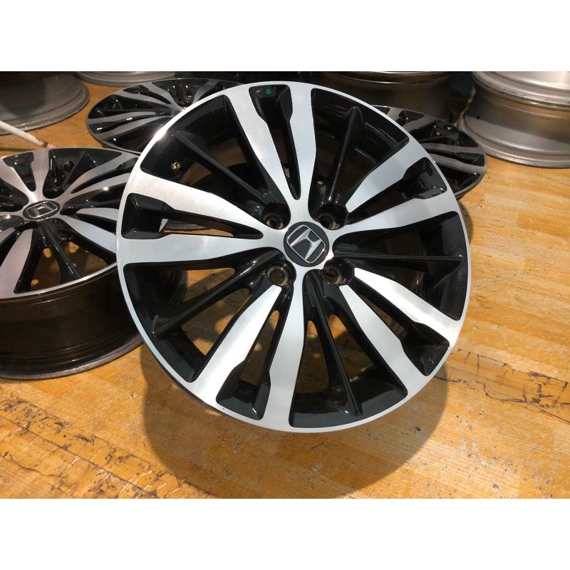 1set(4pcs) velg original jazz RS GK5 R16 PCD 4/100 Kondisi bekas mulus ori copotan mobil bukan repli