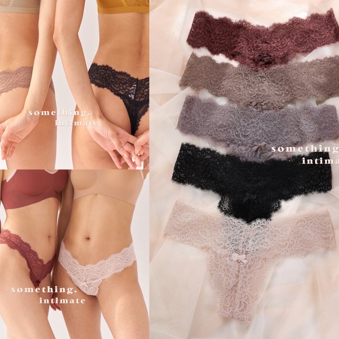 KF7 VS THE LACIE BRIANNA Floral Lace Thong Panty  Sexy Gstring Lingerie Gstring CD Hot Cheeky Briefs