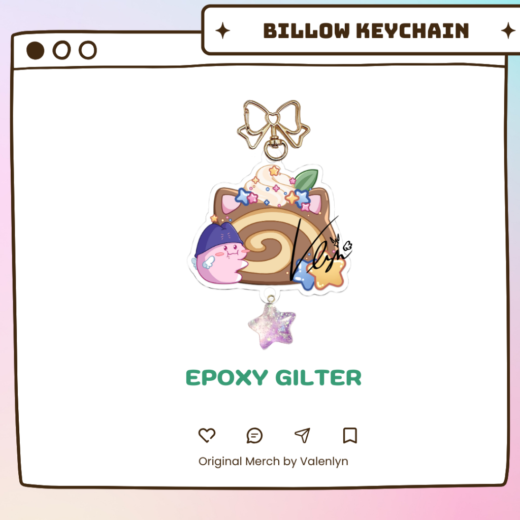 Original - Billow Keychain Epoxy