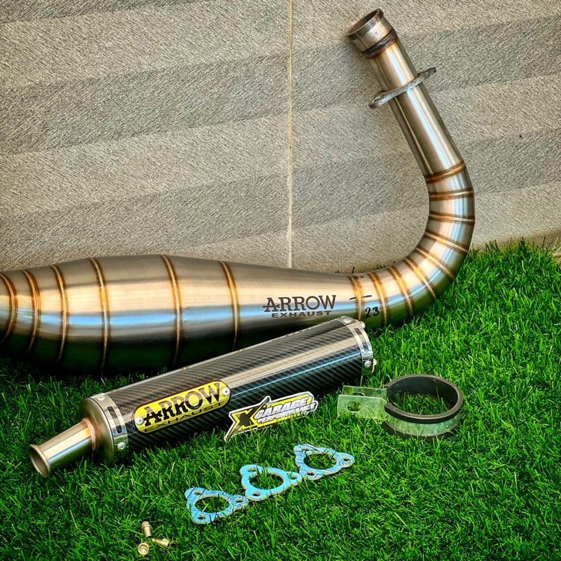 Knalpot Rx King Rx Special Kolong Repsol Arrow Exhaust Carbon