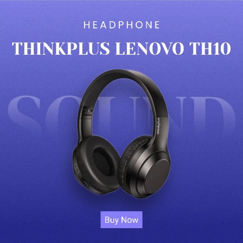 Headphone Bluetooth THINKPLUS LENOVO TH10