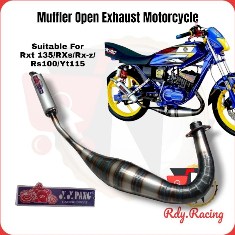 YY Pang Exhaust Pipe Rxt135 Rx-z RX-s RX King Yt115 Rs100