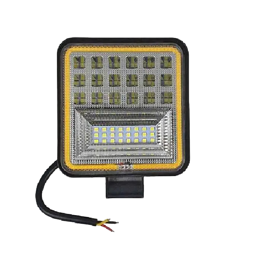 Lampu Sorot Mobil Offroad LED 126W Waterproof IP67 Lampu Tembak Bumper Atap Mobil C126 Cool White 42