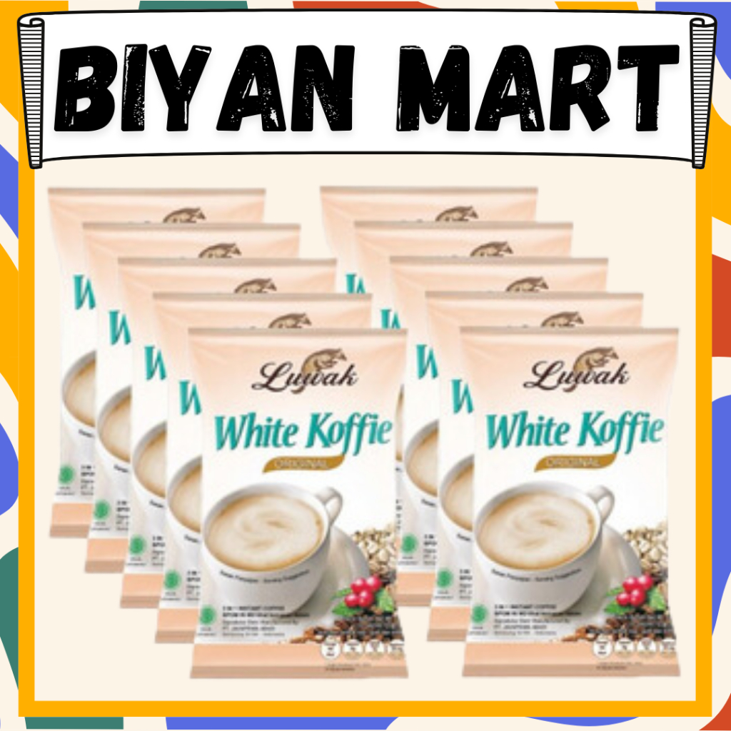 

1 RENCENG KOPI LUWAK WHITE KOFFIE ISI 10