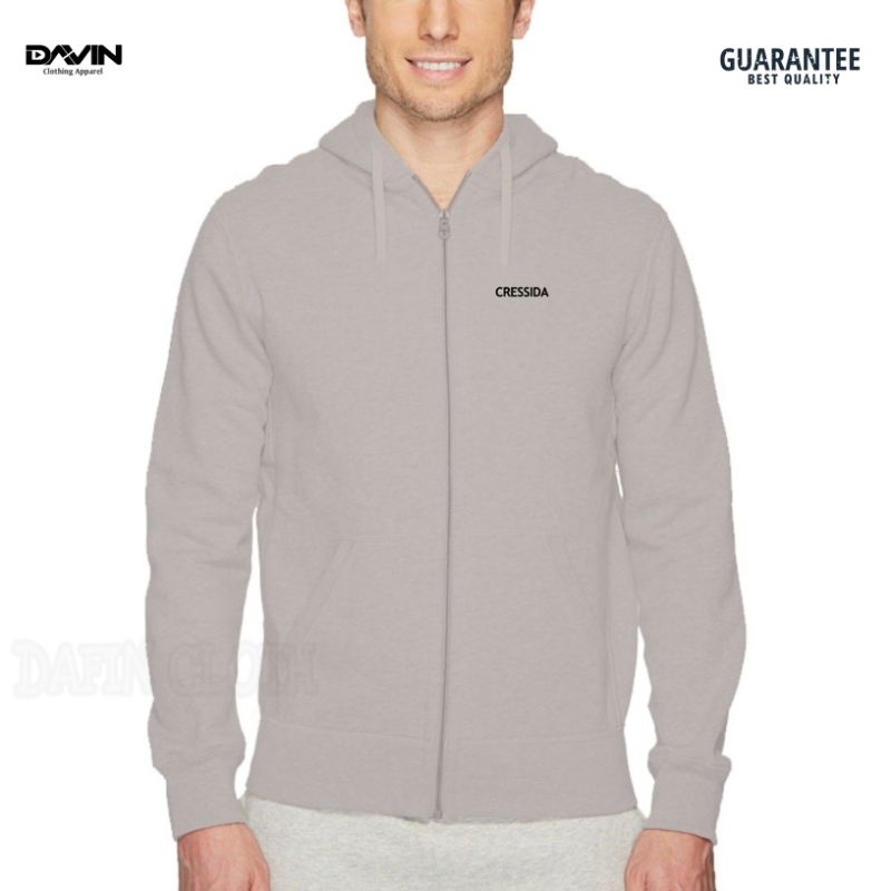 Jaket Hoodie Zipper Pria Cressida