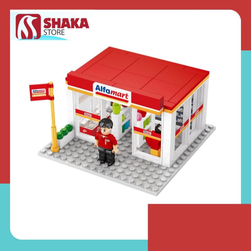 Lego Bricks Alfamart/ Lego Alfamart/ Bricks Toy Cafe/Truck/Albi