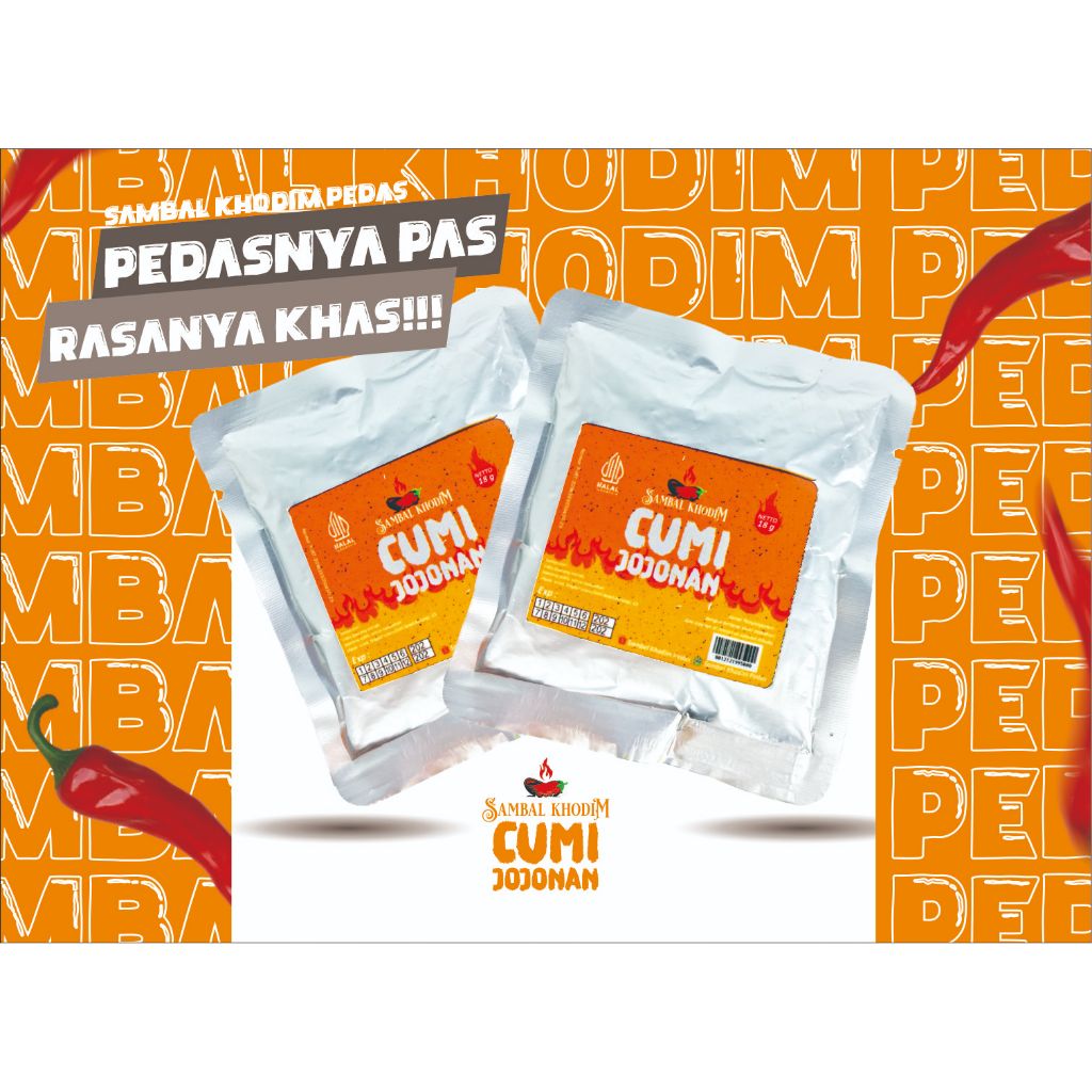

Sambal Cumi | Sambal Baby Cumi Khodim Pedas 25g
