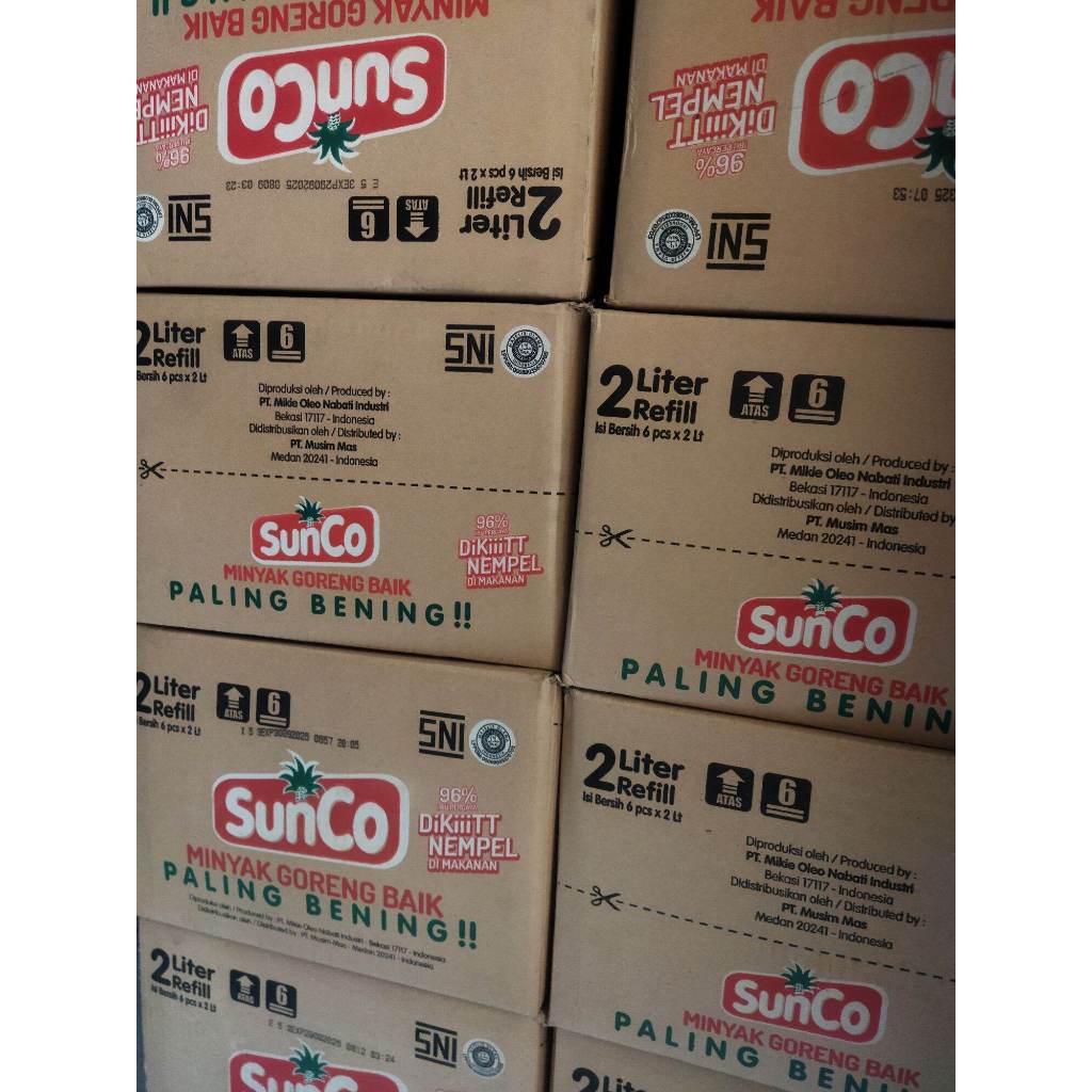 

Minyak goreng SUNCO 2L 1 Dus