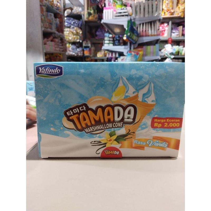 

Tamada Marshmallow Cone 1 pak isi 10 pcs